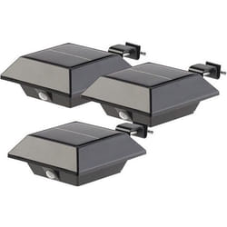 Lampe solaire à LED pour gouttière 160 lm / 2 W avec capteur PIR - Lunartec