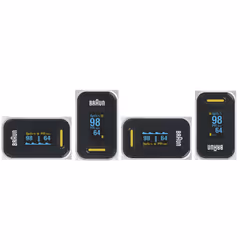 Braun YK-81CEU oxymètre de pouls Noir, Acier inoxydable - Vue supplémentaire 2