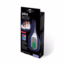 Braun PRT2000 thermometre digital Contact Bleu, Blanc Sous le bras