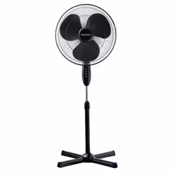 Honeywell HSF1630E4, Ventilateur à lame domestique, Noir, Sol, 51 dB, 3498 m³/h, 90°