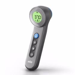 Braun BNT 400 BK Thermomètre à distance Gris Front Boutons