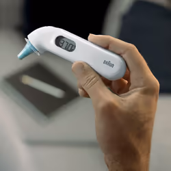 Braun ThermoScan 3 Contact Blanc Oreille - Vue supplémentaire 4