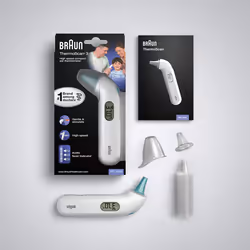 Braun ThermoScan 3 Contact Blanc Oreille - Vue supplémentaire 7