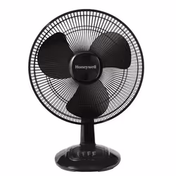 Honeywell HTF1220BE4, Ventilateur à lame domestique, Noir, Table, 49 dB, 1068 m³/h, 90°