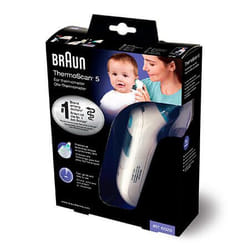 Braun ThermoScan 5 IRT6020 Contact Blanc Oreille