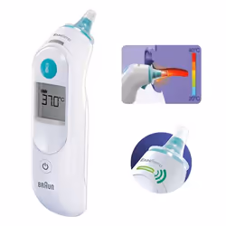 Braun ThermoScan 5 IRT6020 Contact Blanc Oreille
