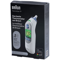 Braun ThermoScan 7 Détection arrière Blanc Oreille