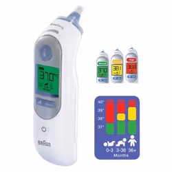 Braun ThermoScan 7 Détection arrière Blanc Oreille - Vue supplémentaire 4