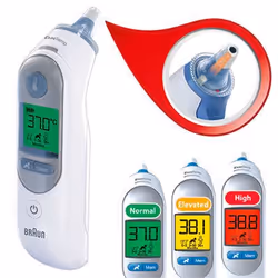 Braun ThermoScan 7 Détection arrière Blanc Oreille - Vue supplémentaire 5