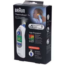 Braun Thermoscan 7+ Thermomètre Auriculaire IRT 6525WE