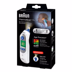 Braun IRT6525 thermometre digital Thermomètre par contact Blanc Oreille Boutons