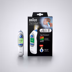Braun IRT6525 thermometre digital Thermomètre par contact Blanc Oreille Boutons - Vue supplémentaire 4