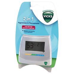 Vicks Hygromètre et Thermomètre 2en1