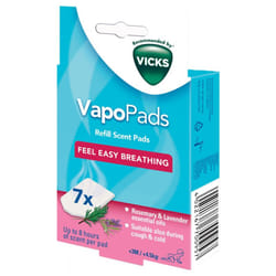 Vicks Vapopads 7 Recharges Parfumées Romarin Lavande
