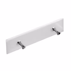 Description générale Cette plaque de dosseret blanc est conçue pour lavabo, fabriquée en céramique sanitaire. Avec ses dimens ...