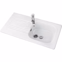 Description générale Évier à encastrer Tudor de Villeroy & Boch en céramique blanche. Son design élégant et ses dimensions de ...