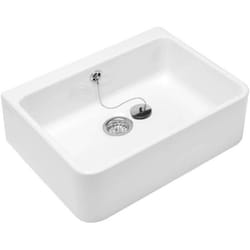 Villeroy & Boch O.novo - Évier en céramique pour plan de travail 50x41 cm CeramicPlus blanc alpin 632100R1