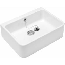 Villeroy&boch - O.novo - Évier en céramique pour plan de travail, 60x50 cm, CeramicPlus, blanc alpin 632200R1