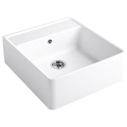 Villeroy&boch - Evier timbre office villeroy et boch Tradition Blanc CeramicPlus avec vidage manuel