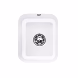 Evier 1 bac  Cisterna 45 Blanc CeramicPlus avec vidage automatique