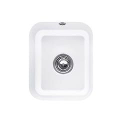Evier 1 bac  Cisterna 45 Blanc CeramicPlus avec vidage automatique
