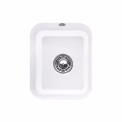 Evier 1 bac  Cisterna 45 Blanc CeramicPlus avec vidage manuel