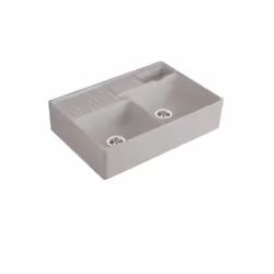 Evier cuisine  Tradition Fossile CeramicPlus avec vidage automatique