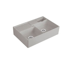 Evier cuisine  Tradition Fossile CeramicPlus avec vidage automatique