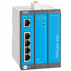 Insys Microelectronics MRX3 LAN, Ethernet WAN, Fast Ethernet, Bleu, Gris
