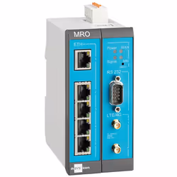 Insys Microelectronics MoRoS MRO-L200, Ethernet WAN, 10 Gigabit Ethernet, 100 Gigabit Ethernet, Bleu, Gris, Blanc