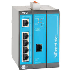 Insys Microelectronics MRX3 DSL-B Routeur connecté Fast Ethernet Bleu, Gris
