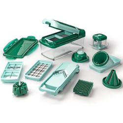 Genius A33811 ustensile pour râper et émincer Vert, Transparent