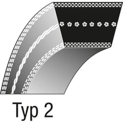 Cub cadet courroie de tondeuse 754-0444 954-0444 - MTD