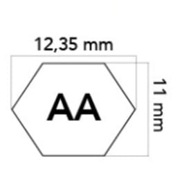 Courroie hexagonale tracteur de pelouse Husqvarna ayp r 169178 AA114 12.7 x 2900