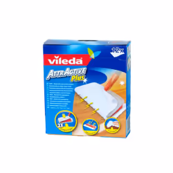 Vileda 4023103080577, Housse pour balai à franges, Blanc, 12 pièce(s)
