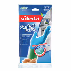 Vileda Confort Extra, Gants de cuisine, Bleu, Gris, M, SML, 1 pièce(s), CE, WEEE