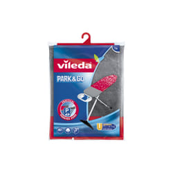 Vileda Park+Go Housse de planche à repasser Coton, mousse, Polyuréthane Noir, Rouge