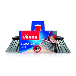 Vileda 141256 balai Intérieur / extérieur Balai à poils durs Polypropylène (PP) Gris