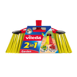 Vileda 112091 balai Extérieure Balai à poils souples / durs Polyéthylène téréphthalate (PET) Noir, Rouge, Jaune