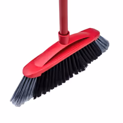 Vileda 4023103105126 balai Intérieure Balai à poils durs Noir, Gris, Rouge