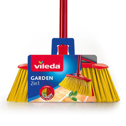 Vileda 4023103105140 balai Extérieure Balai à poils durs Rouge, Jaune