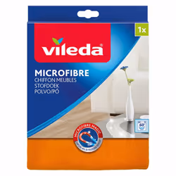 Vileda 4023103124967, Microfibre, Polyester, Orange, Lavage à la main, 40 °C, 300 mm, 400 mm