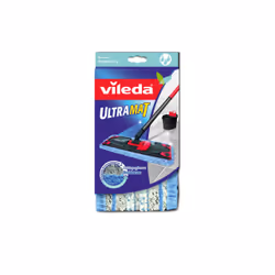 Vileda 129052, Serpillère, Bleu, Blanc, Coton, Polyamide, Polyester, 1 pièce(s)