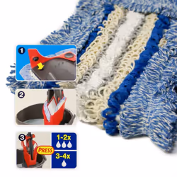 Vileda 4023103139022 accessoire pour éponger Tête de serpillère Bleu, Blanc