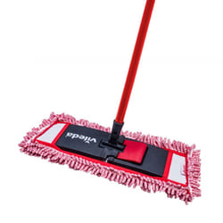 Vileda 4023103143593 balai à franges et balai-éponge Microfibre Humide Fibre Rouge, Blanc