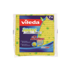 Vileda 4023103144156 Chiffon de nettoyage Microfibre Vert, Jaune 2 pièce(s)