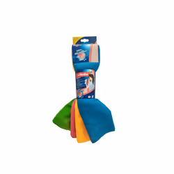 Vileda 141413 Chiffon de nettoyage Microfibre Bleu, Vert, Orange, Rouge 4 pièce(s)