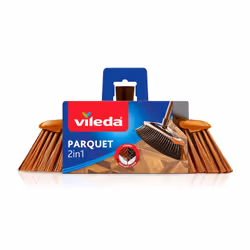 Vileda 4023103147843 balai Intérieure Balai à poils souples Marron, Rouge