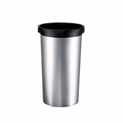 Vileda 137667, 50 L, Rond, Acier inoxydable, Noir, Acier, Allemagne, 38 cm