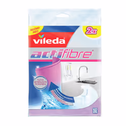 Vileda 148312, Microfibre, Polyacétate de vinyle , Bleu, Rose, Lavage en machine, 60 °C, Allemagne, CE, WEEE